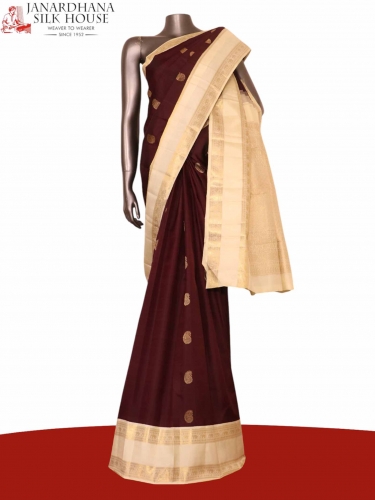 Pure Handloom Kanjeevaram Silk Saree